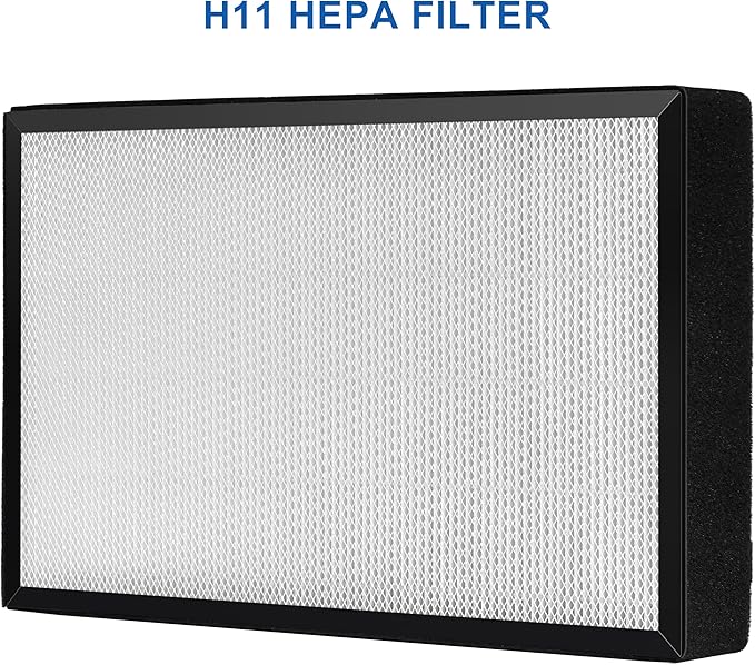 Replacement 3-Stage Filter Set for WEIWORLD 8/10 Inch Purification Box, Includes Pre-Filter, H11 HEPA, and Activated Carbon Filter