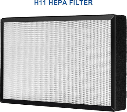 Replacement 3-Stage Filter Set for WEIWORLD 8/10 Inch Purification Box, Includes Pre-Filter, H11 HEPA, and Activated Carbon Filter
