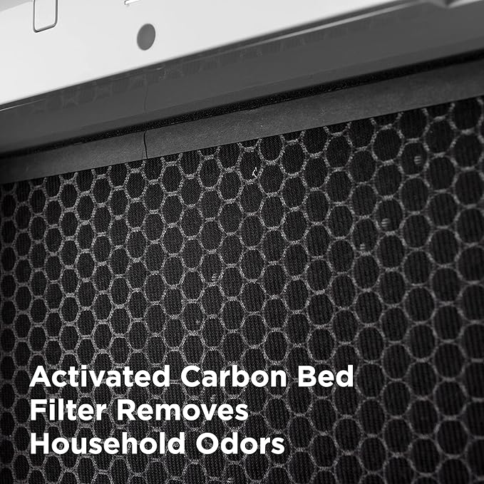 AprilAire RF09550C Clean HEPA-Type Air Purifier Replacement Filter for Portable Room Air Purifier Model 9550, Captures Dust & Odors, Ozone Free