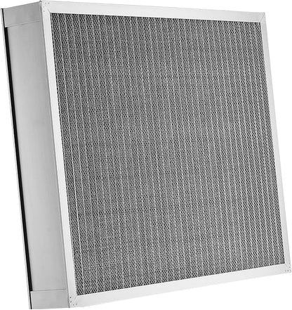 VEVOR 20x25x4 inch Electrostatic Air Filter, AC/HVAC Furnace Filter Washable & Reusable Aluminum, MERV 8 Long Lifetime, Home or Office (Actual Size: 19.37 x 24.37 x 3.58 in)