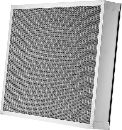 VEVOR 20x25x4 inch Electrostatic Air Filter, AC/HVAC Furnace Filter Washable & Reusable Aluminum, MERV 8 Long Lifetime, Home or Office (Actual Size: 19.37 x 24.37 x 3.58 in)