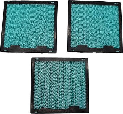 Jaspertronics™ Replacement Coarse Air Dust Filter Pack for Select Christie Digital H-Series Projectors (3-Pack + Frame) - 003-005241-02