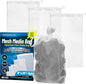 Aquatic Experts High Flow Filter Media Bag - Durable Filter Bags for Fish Tank, Secure Aquarium Media Bag with Drawstring, Media Bags for Aquarium and Pond, High Flow (White), 8” x 12" – 3 Pack