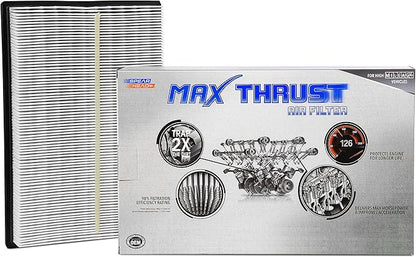 Spearhead MPG Defense Max Thrust Engine Air Filter For All Mileage Vehicles, Fits Like OEM, Restores MPG & Acceleration (MT-677)