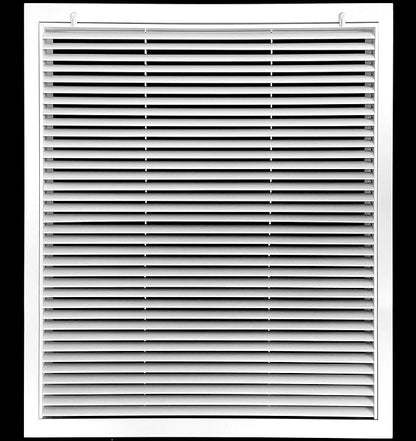 HVAC Premium 20" X 30" Aluminum Return Filter Grille for 1" Filter - Easy Airflow - Linear Bar Grilles [Outer Dimensions: 22.5"w X 32.5"h]