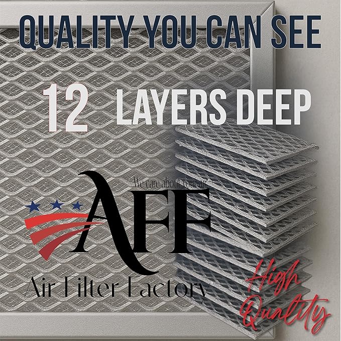 Air Filter Factory Grease Filter PFILB002MRFO Replacement For Sharp Microwave 12-Layer Aluminum Grease Filters 2-Pack