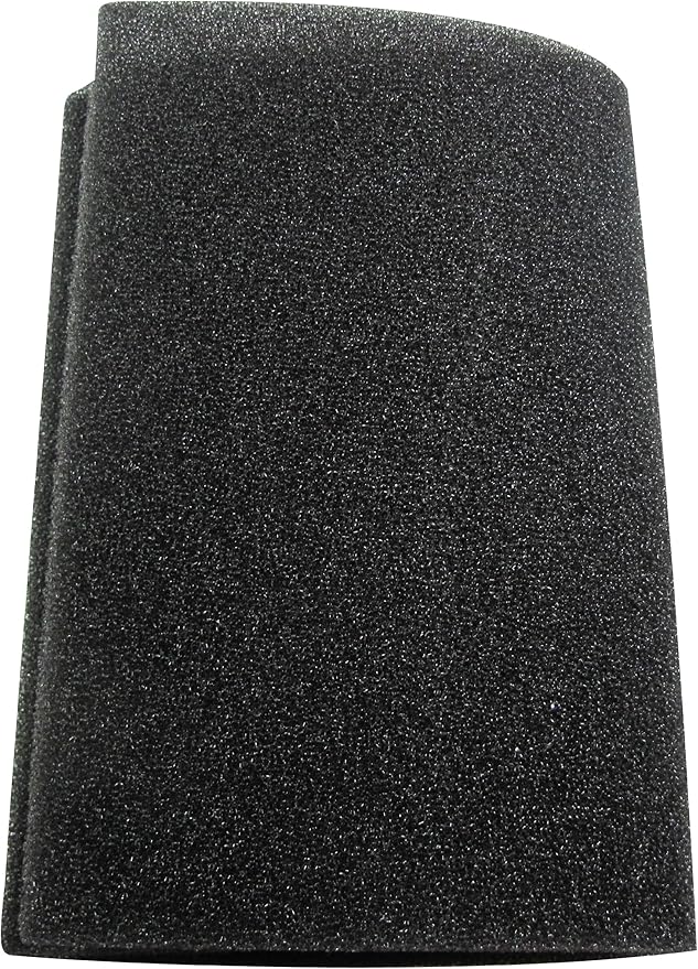 UNI Universal Filter Foam - 12" x 24" x 3/8" - Black