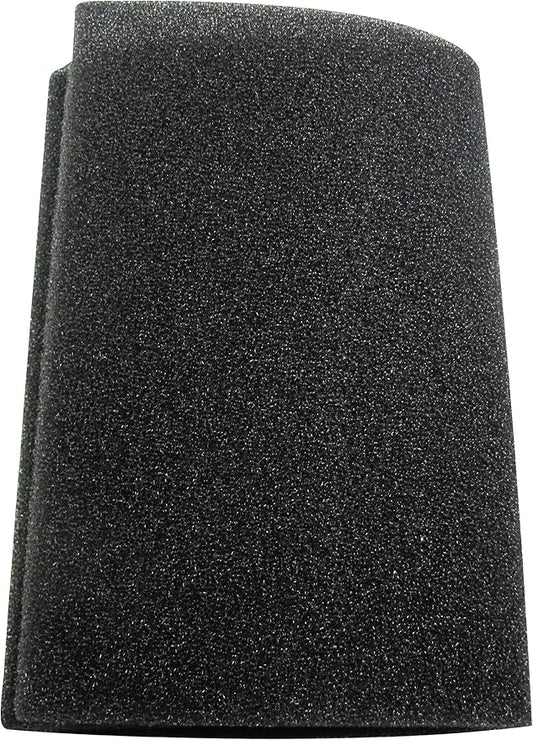 UNI Universal Filter Foam - 12" x 24" x 3/8" - Black