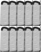 AQUANEAT 10pcs Aquarium Filter Media Bags, Fish Tank Coarse Mesh Bags with Plastic Zipper for Activated Carbon(3" x 8")