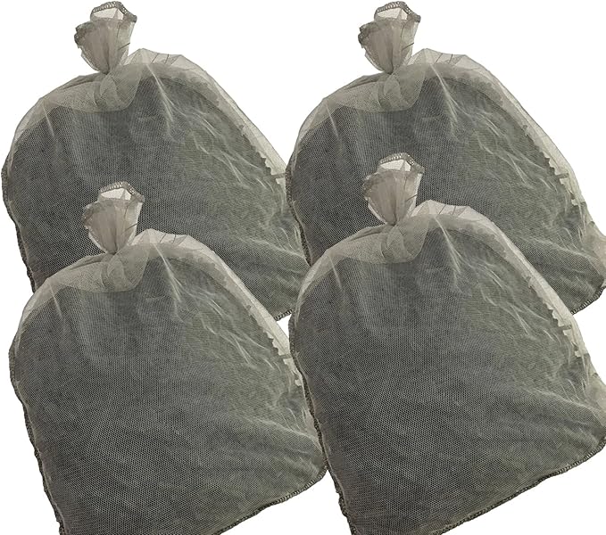 TopDogFilters Activated Carbon Pellets Filter Media Bulk in Mesh Bag 5 10 15 20 25 50 Pounds for Aquarium Pond Filters (20 lbs (4 Bags))