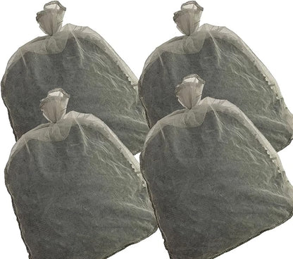 TopDogFilters Activated Carbon Pellets Filter Media Bulk in Mesh Bag 5 10 15 20 25 50 Pounds for Aquarium Pond Filters (20 lbs (4 Bags))