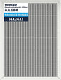 14x24x1 Air Filter-MERV 8, Washable & Reusable Electrostatic Air Filter, AC/HVAC Furnace Filter, Lasts a Lifetime, Permanent Filter, Breathe FresherHome And Office Actual Size:13.5x23.5x0.86Inch