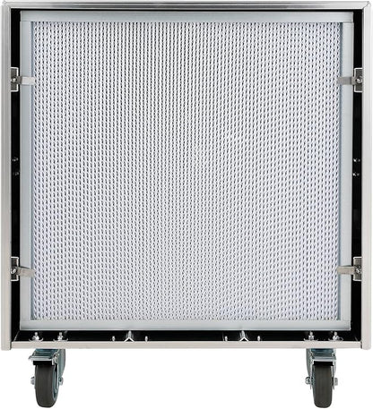 MOUNTO HEPA Filter Replacement for 2000CFM Air Scrubber HEPA2000 (1 Pack), True HEPA Filter Replacement for MOUNTO 2000CFM Air Scrubber, 24x24x11.5 Inch, Aluminum Frame, 2000CFM High Air Flow