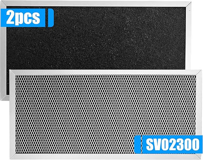 2-Pcs SV02300 Air Exchanger Filter 15-3/8 x 7-1/8 x 5/8 Inches Efficiency Premium Quality Air Filters for Improved Indoor Air Quality Home Ventilation System Replacement Filter