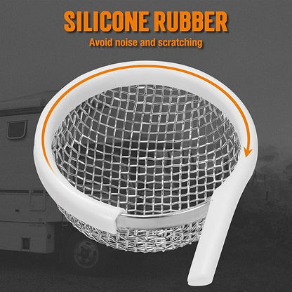 TONDA RV Furnace Vent Screen, Bug Screens Heater Vent Cover for Camper with Installation Tool and Silicone Rubber, 4 Pack