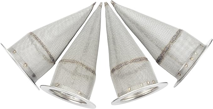 4 PCS-Cone-Type Stainless Steel Spark Arrestor 1.625” fit Honda CRF230 CRF250L CRF450 Kawasaki KLX125 KLX230 KLX230R KX450F KLR650 Yamaha TTR125 TT250 YZF426 SSR 125TR FMF Powercore 4 Can-Am Outlander