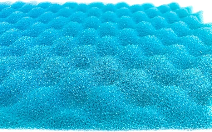 Wave Point Aquarium Bio Sponge Foam Filter Media Pad Cut-to-fit for Fish Tank Sump Pond 17" x 11" x 1/2" to 1" (1 Set (3 PCS))