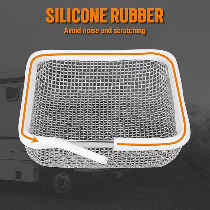 TONDA RV Furnace Vent Screen, Bug Screens Heater Vent Cover for Camper with Installation Tool and Silicone Rubber, 2 Round and 1 Square