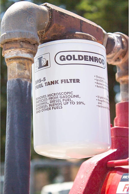 Dutton-Lainson Company - GOLDENROD (595-5) Spin-on Fuel Filter - Universal Fuel Filter Replacement Canister - 10-Micron Standard Filtration for Common Fuels, Additives & Biodiesel Blends - Made in USA