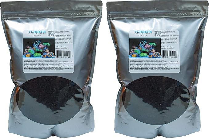 TL Reefs Granular Activated Carbon Filter Media (4 Qt)
