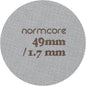 Normcore 49mm Puck Screen - Lower Shower Screen - Metal Coffee Reusable Filter for Espresso Portafilter Filter Basket 49mm - 1.7mm Thickness 150μm - 316 Stainless Steel