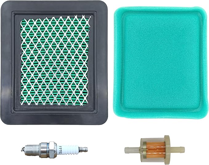 GCV160 Air Filter for Honda with Fuel Filter Spark Plug Tune Up Kit GCV135 GCV190 GC135 GC160 GC190 GX100 GCV160LA GCV190A GCV190LA Engine F220 FG400 FG500 Tiller WN20 WN30 Water Pump 17211-ZL8-023