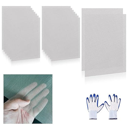 16 Pcs 13x9 (33cmx23cm) 40 Mesh 304 Stainless Steel Wire Mesh Sheet, Rustproof Metal Mesh Sheet Screen for DIY Crafts, Vent Covers, Garden Fencing, Window Protection & Industrial Filters