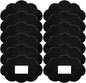 12-Pack Universal Stick-on Trash Can Odor Absorbing Filters, Activated Charcoal Purifying Deodorizer for Trash Cans, Compost Buckets, Countertop and Recycle Bins (Cloud)
