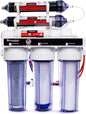LiquaGen - 6 Stage Portable Dual Use Drinking and Aquarium Reef/Deionization | Reverse Osmosis Water Filter System RO/DI | w/pH Alkaline Mineral Restoration Filter | 0 TDS | 150 GPD