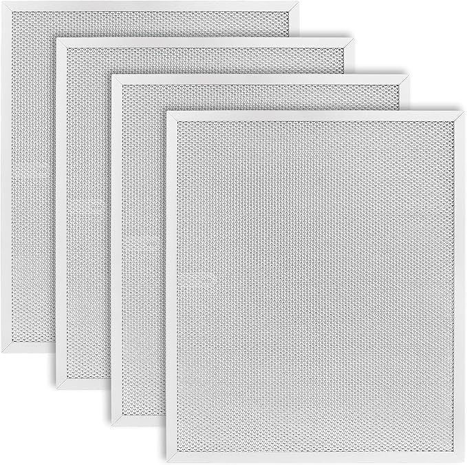 Upgraded BPS1FA30 Grease Filters 12"x14" Compatible with Broan Allure Range Hoods, Replaces 99010299 Vent Filters (4)