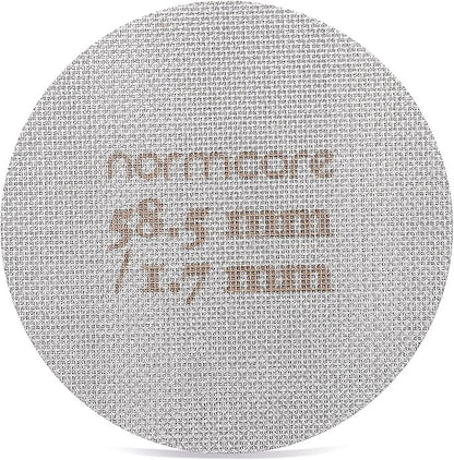 Normcore 58.5mm Puck Screen - Lower Shower Screen - Metal Coffee Reusable Filter for Espresso Portafilter Filter Basket 58mm - 1.7mm Thickness 150μm - 316 Stainless Steel