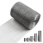 5" X 30 ft 304 Stainless Steel Mesh, Wire Mesh for Rodent, Hole Fill Fabric Gap Blocker, Double Layer Metal Mesh Roll, Flexible Stretchy for Garden House and DIY (A-5" X 30 ft)