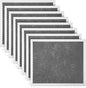 Baquler Range Hood Filter Compatible with Broan Nutone 97007696 Range Hood Replacement Filter Stove Vent Aluminum Mesh Charcoal for Kitchen Air(8 Pcs)