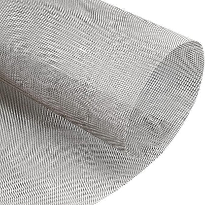Stainless Steel Woven Wire Mesh Window Screen Mesh, Stainless Steel Woven Wire, 16 Rodent Proof Insect Screen, for DIY, Vent, Filter, Window Garden
