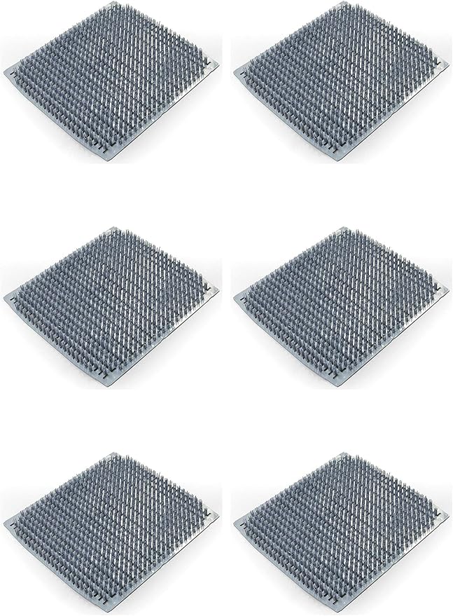 Duncan's Chicken Nesting Pads (6 PACK) - Dura-Pad Poultry Mats for Bedding and Laying Eggs - Chickens, Ducks, and Hens - Washable Reusable Box Liners with Air Circulation and Waste Filtering