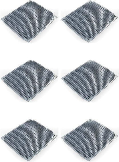 Duncan's Chicken Nesting Pads (6 PACK) - Dura-Pad Poultry Mats for Bedding and Laying Eggs - Chickens, Ducks, and Hens - Washable Reusable Box Liners with Air Circulation and Waste Filtering