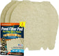 Aquatic Experts Beige COARSE Pond Filter Pad - 1.25 inch Thick - Compatible with Savio Livingponds RF001 Top Pad - Made in USA (19" x 19" - 3 Pack)