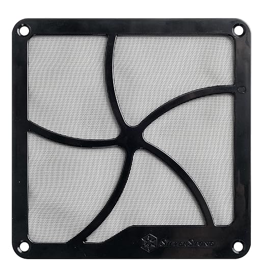 Silverstone Technology SST-FF122B 120mm Ultra Fine Fan Filter with Magnet Cooling 2-Pack