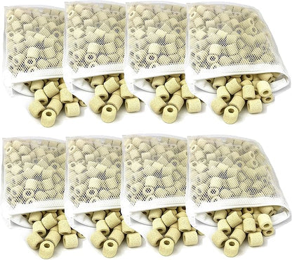 Ceramic Filter Media Bio Filter Rings 0.7lb / 2lb / 4lb / 8lb (8lbs)