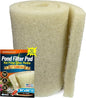 Aquatic Experts Cream COARSE Pond Filter Pad - 2 inch Thick - Bulk Roll Water Garden Filter Pond Media - Made in USA, (2 inch by 24 inch by 56 inch)