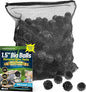 Aquatic Experts 1.5" Large Bio Balls for Ponds – Biological Filter Media for Waterfalls & Outdoor Pond Filters, Treats Up to 1,000 Gallons (300 Count + 14" x 20" Mesh Bag)
