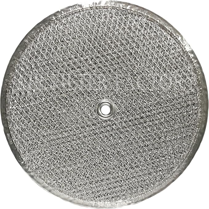 Air Filter Factory 9-1/2 Inches Round x 3/32 With Center Hole Flat Range Hood 12-Layer Aluminum Grease Filter 2-Pack