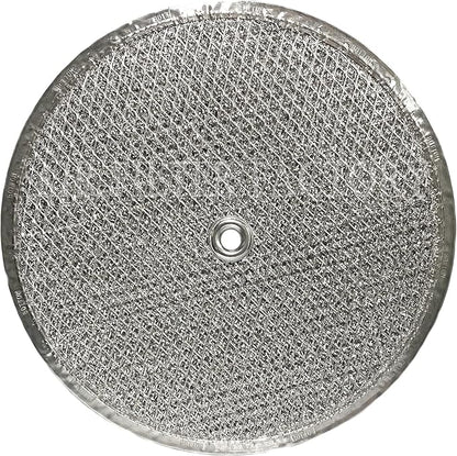 Air Filter Factory 9-1/2 Inches Round x 3/32 With Center Hole Flat Range Hood 12-Layer Aluminum Grease Filter 2-Pack